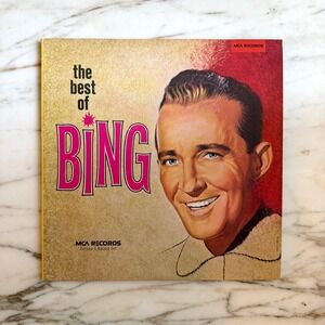 The Best of Bing Crosby Vintage Vinyl LP MCA Records 2 Record Set